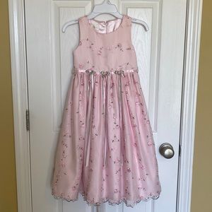 Girls pink dress, perfect for Easter